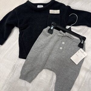 Zara+ Nordstrom Baby Knit Outfit 3-6 Months | Sweater + Jogger Pants Set NWT